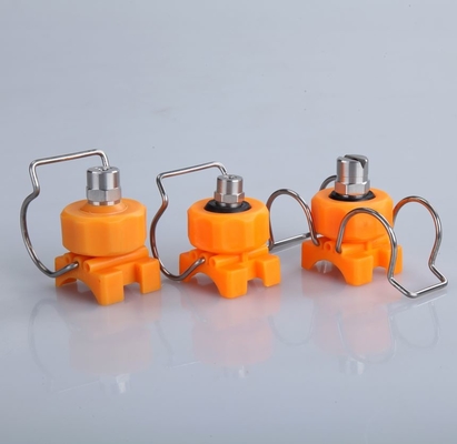 1-1/4'' Double Clip Adjustable Ball With stainless steel Flat Fan Cleaning  Clamp Spray Nozzle