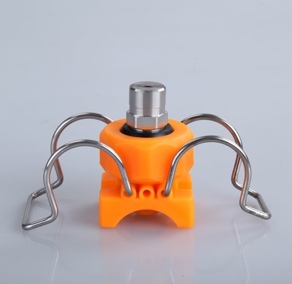 Adjustable Ball Thread Clamp Nozzles With Full Cone Spray Tip ,1-1/2'' Single Clamp Jet Nozzle