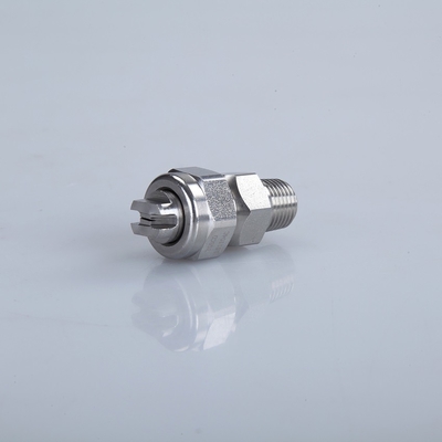 Interchangeable 304ss Spray Tips 3/8 Inch BSPT Male Flat Spray Type Atomization Nozzles