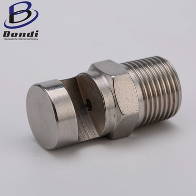 Brass 3/8'' Male Clog-Resistant Wide Angle Flat Fan Spray Nozzle  For Medium-Impact Spraying