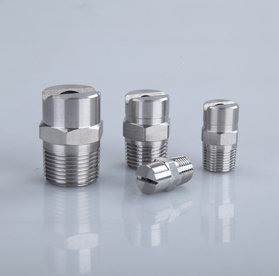 6506 Capacity  316L Material Flat Fan Nozzle for Cool and Remove Plastic Pellets From Cutter,1/8''BSPT/NPT Spray Jet Nozzles