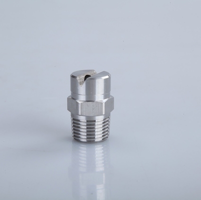 6506 Capacity  316L Material Flat Fan Nozzle for Cool and Remove Plastic Pellets From Cutter,1/8''BSPT/NPT Spray Jet Nozzles