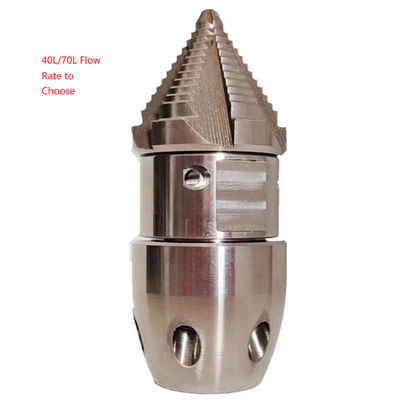 High-Pressure Water Jetting&Drain Cleaning Nozzle With 4Holes at Side and 6Holes at Back