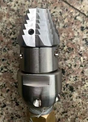 High-Pressure Water Jetting&Drain Cleaning Nozzle With 4Holes at Side and 6Holes at Back