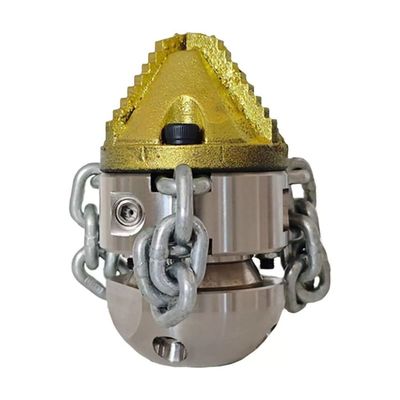 Stainless Steel Pressure Washer Sewer Jetter Rotating Nozzle Kitchen Drain Cleaning Tip 3/8'' 1/2''