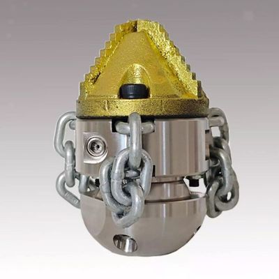High-pressure Pipeline Dredging Cleaning Diamond Nozzle,3/8'' Stainless Steel Roraty Sewer Jetter Nozzle