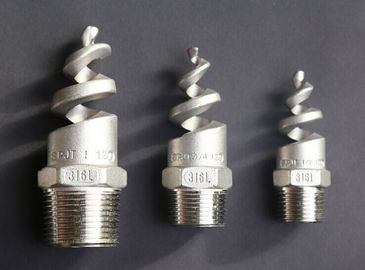 316SS Full Cone / Hollow Cone Spiral Nozzle , Spray Nozzle For Cooling Tower