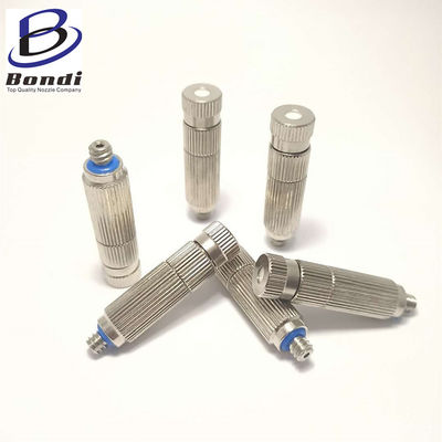 Cleanable  Stainless Steel Fine Fog Water High Pressure Misting Nozzle For Cooling And Humidification