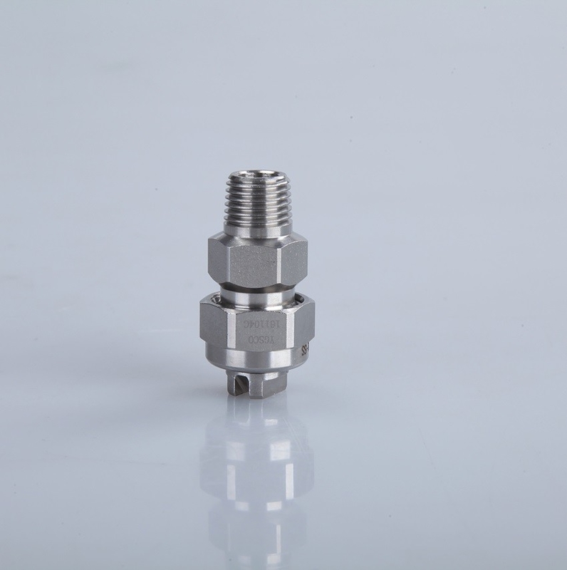 1/8'' 1/4'' 3/8'' Male Low Flow Rate Three-piece Construction Spray Jet Nozzles with SS Stainer