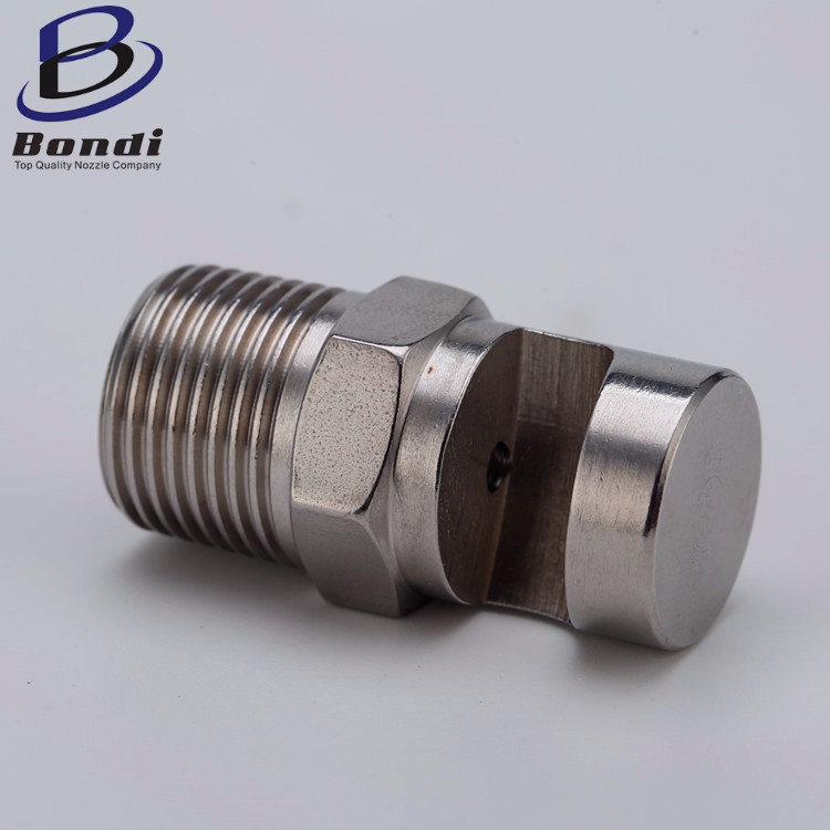 Brass 3/8'' Male Clog-Resistant Wide Angle Flat Fan Spray Nozzle  For Medium-Impact Spraying